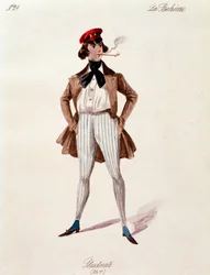 Retrato de un estudiante, de La boheme de Puccini (1892-1895)