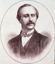 Retrato del violinista inglés Henry Gamble Blagrove