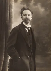 Retrato del compositor Alexander Scriabin (1872-1915)