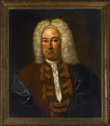 Retrato del compositor Georg Friedrich Handel (Haendel) (1685-1759)