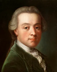 Retrato del compositor Wolfgang Amadeus Mozart (Óleo sobre lienzo, Anónimo, ca 1789)