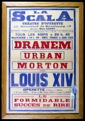 Cartel de la opereta 