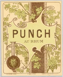 Anuncio de ponche de ron (finales del siglo XIX)