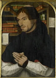San Dionisio Areopagita en oración
