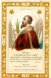 San Estanislao el Mártir (grabado)