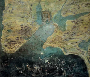 Asedio de La Rochelle desde el 10 de agosto