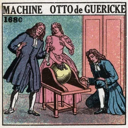 Máquinas estáticas: la máquina de Otto von Guericke.