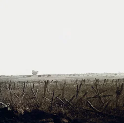 Placa de vidrio estereoscópica sobre la Primera Guerra Mundial