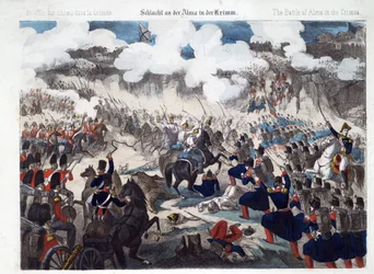 La batalla del Alma el 20 de septiembre