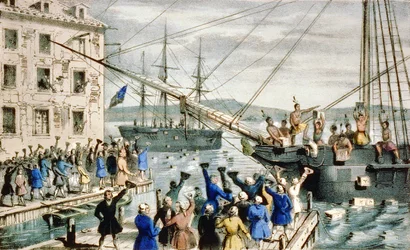 La Fiesta del Té de Boston: Destrucción del té en el puerto de Boston