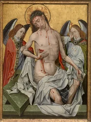 El Varón de Dolores, c.1430 (óleo sobre tabla)