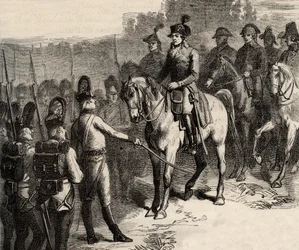 El arresto de Lafayette (Gilbert du Motier, Marqués de La Fayette)