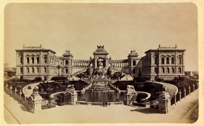 La ciudad de Marsella y sus alrededores alrededor de 1885-1890: El Palacio Longchamp (Museo de Bellas Artes)