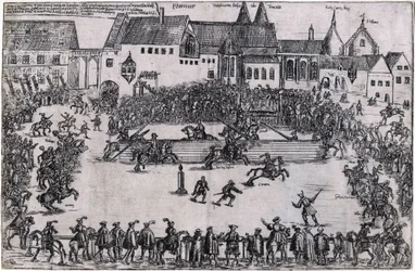 Torneo en la época de Enrique I el Pajarero (938)