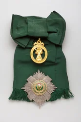 Reino Unido - Orden del Cardo - Parte superior: Insignia, modelo de prescripción, hecha por John James Eddington (Londres)