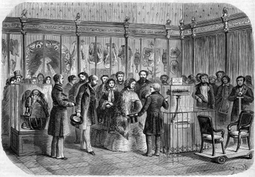 Visita de Sophie de Württemberg (1818-1879), Reina de Holanda, a París.