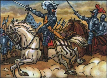 Guerra de Religiones: “El rey Enrique IV en la Batalla de Ivry, 14 de marzo