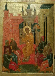 Prepolowenie Cristo entre los Doctores, siglo XV