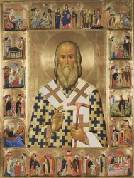San Ignacio Brianchanínov con escenas de su vida, siglo XX
