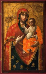 El Icono de la Madre de Dios Ilyin-Chernigov, siglo XVIII
