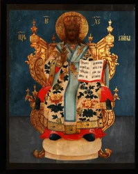 El Salvador entronizado, siglo XVIII
