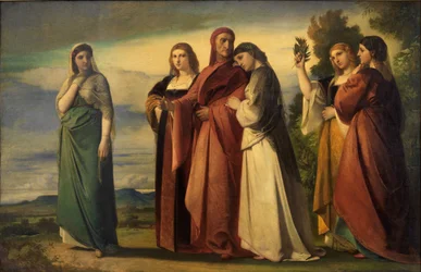 Dante y las damas nobles de Rávena