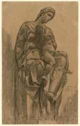 Madonna con el Niño (según Miguel Ángel)