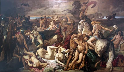 La batalla de las Amazonas (segunda versión)