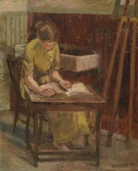 Chica leyendo (I)