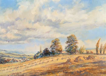 Ullenhall, Warwickshire (óleo sobre tabla)