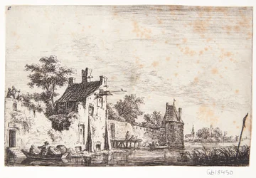 Muralla junto a un río
