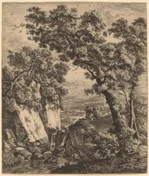 Paisaje con Tobías y el ángel