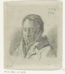 hombre con los ojos cerrados