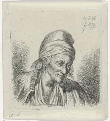 Anciana a la derecha