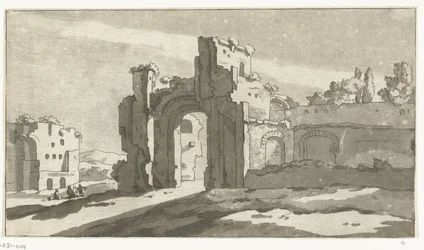 Ruinas del Gran Salón de las Termas de Caracalla, Roma