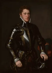 Retrato de un hombre con armadura