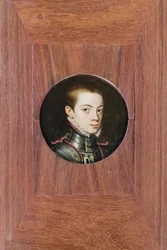 Retrato de Alessandro III Farnesio (óleo sobre papel)