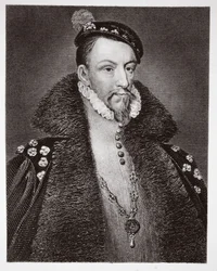 Thomas Radclyffe, Conde de Sussex, grabado por H. Robinson