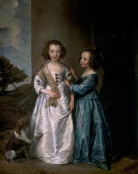 Retrato de Elisabeth y Philadelphia Wharton