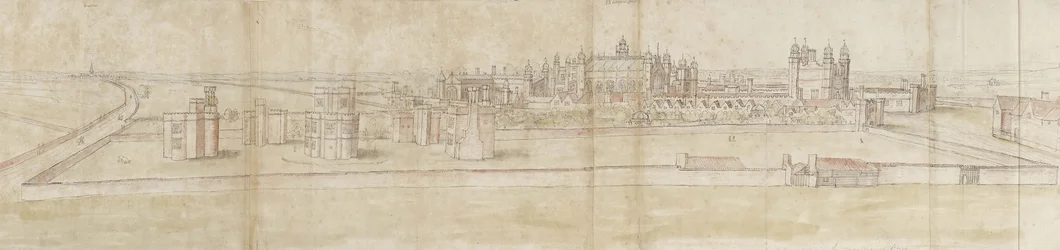 Palacio de Hampton Court desde el norte
