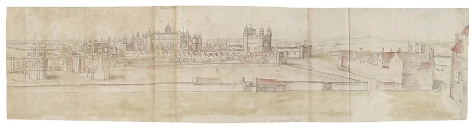 Palacio de Hampton Court desde el norte