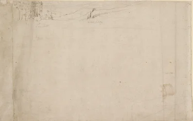 Panorama de Londres visto desde Southwark: Lambeth, 1554