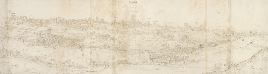 Vista Panorámica de Segovia desde el Este, c1560-1570