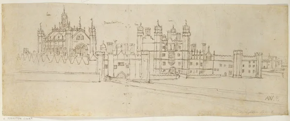 La Capilla y la Puerta de Hampton Court, c.1544