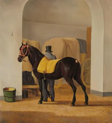 El trotón "De Rot" de Adriaan van der Hoop en la Cochera
Trotter De Rot de Adriaan van der Hoop en la Cochera
