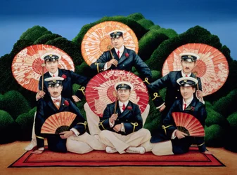 Marineros con paraguas, 1995