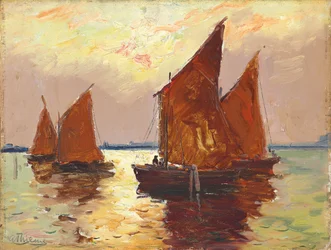 Aguas venecianas (óleo sobre lienzo)