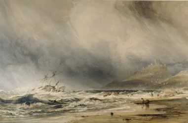 Castillo de Bambourough, 1852