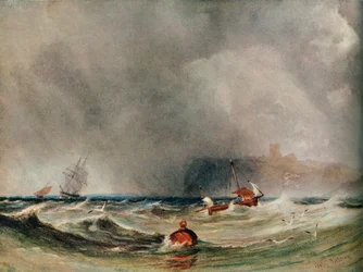 Tormenta frente a Whitby, 1851