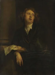 Retrato de Hendrik Liberti, c.1700 (óleo sobre lienzo)